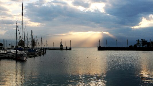 Sun stormy shadows photo