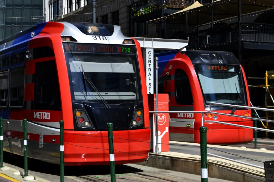 Train traffic street
