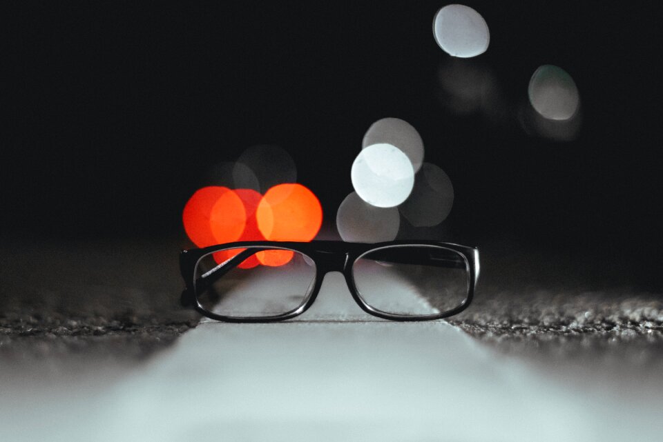Bokeh light dark