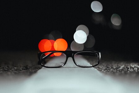 Bokeh light dark