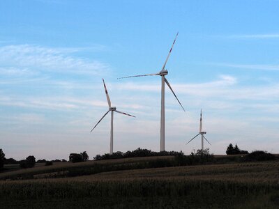 Alternative wind power energy photo