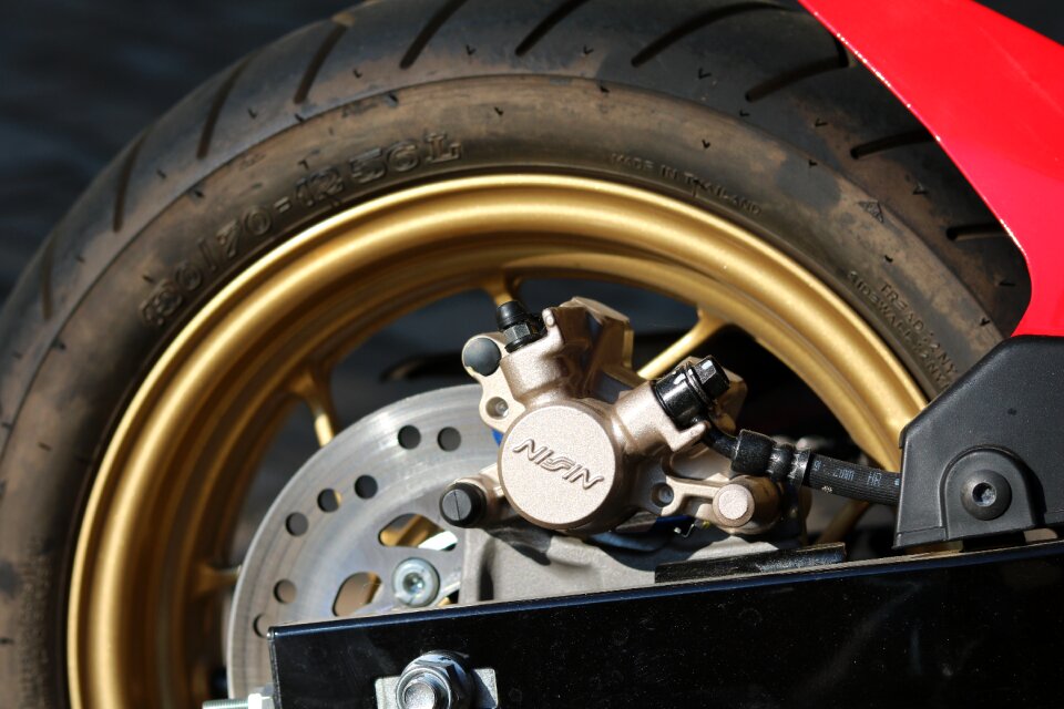 Vehicle two wheeled vehicle metallic