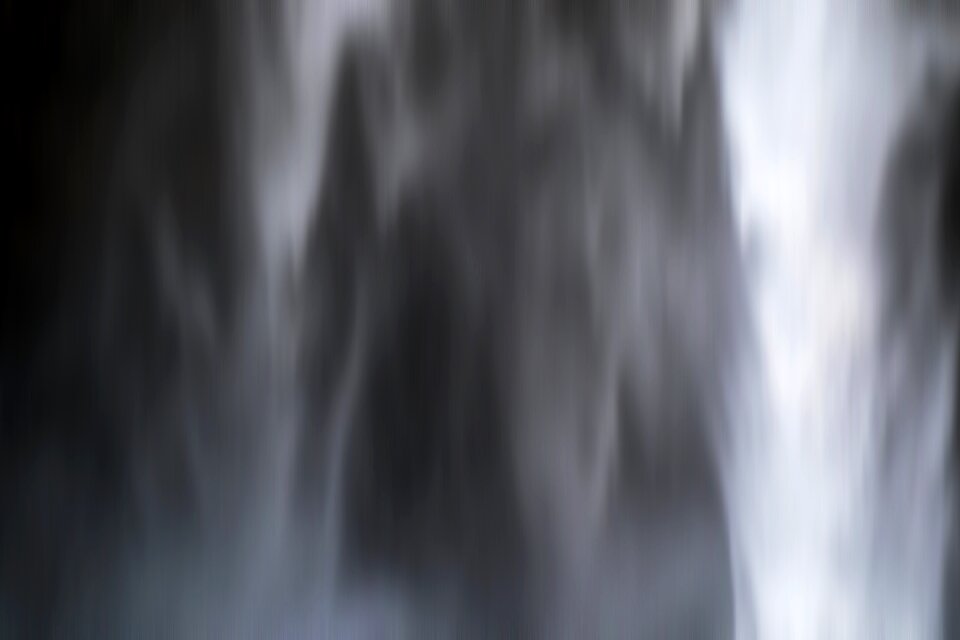 Liquid nature gray waterfall