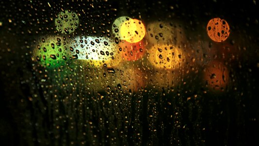 Rain raindrops water photo