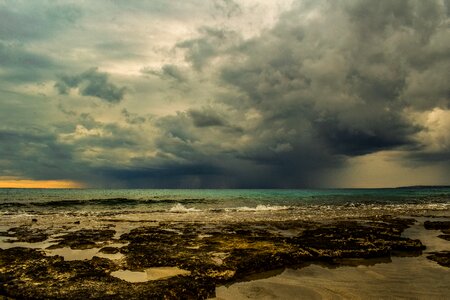 Beach nature afternoon