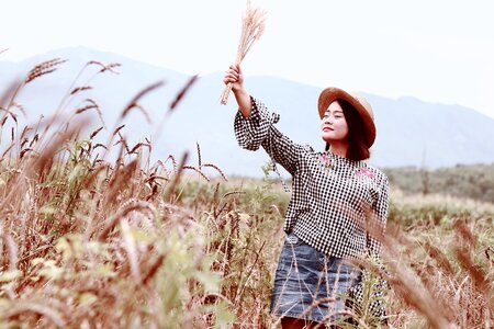 Wheat farm character