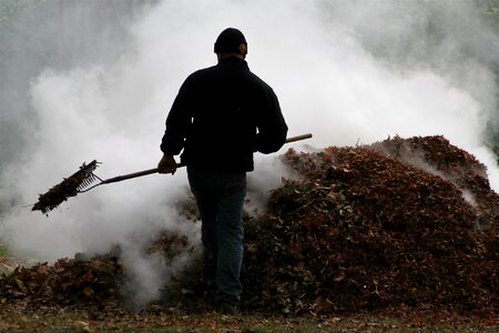 Bonfire autumn work