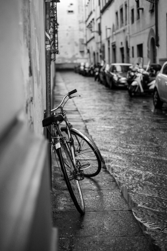 Hobby cycling parked