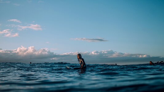 Sea water surf photo