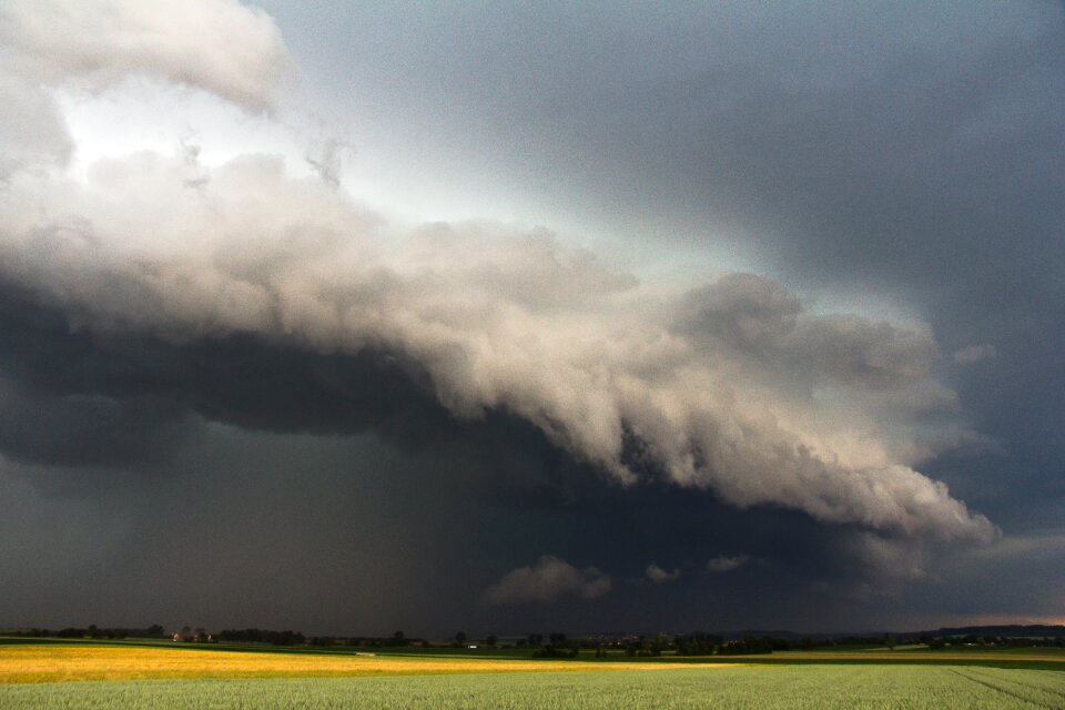 Super cell storm storm hunting photo