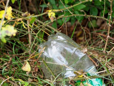 Garbage plastic environment