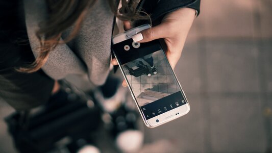 Phone touchscreen gadget photo