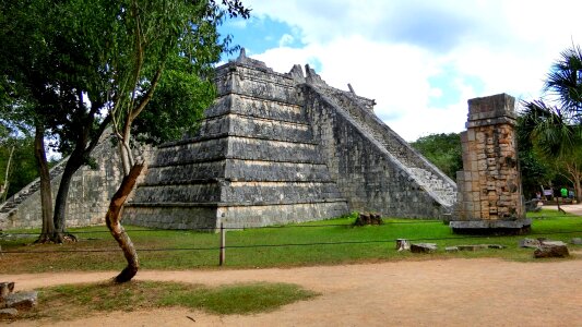 Civilization maya pyramid photo