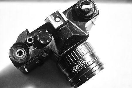 Retro photo journalist