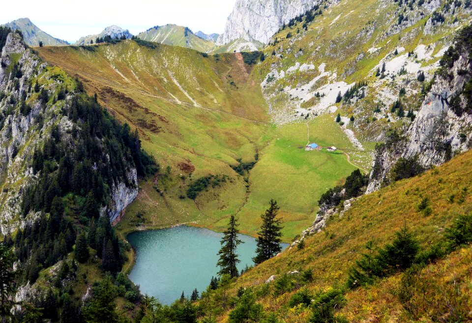 Haute savoie lake landscape