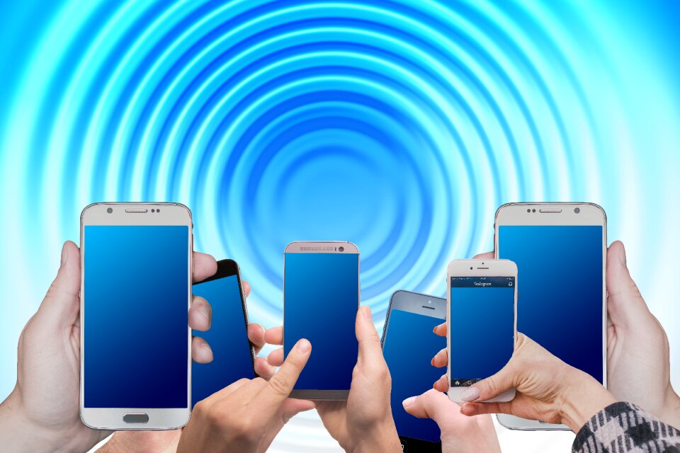 Mobile phone phone hands