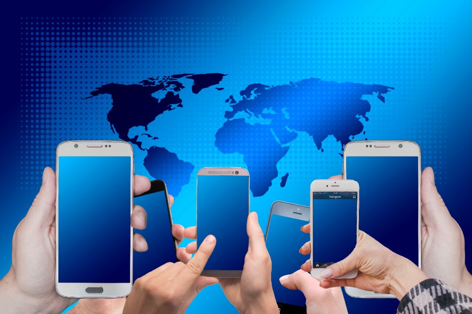 Mobile phone phone hands