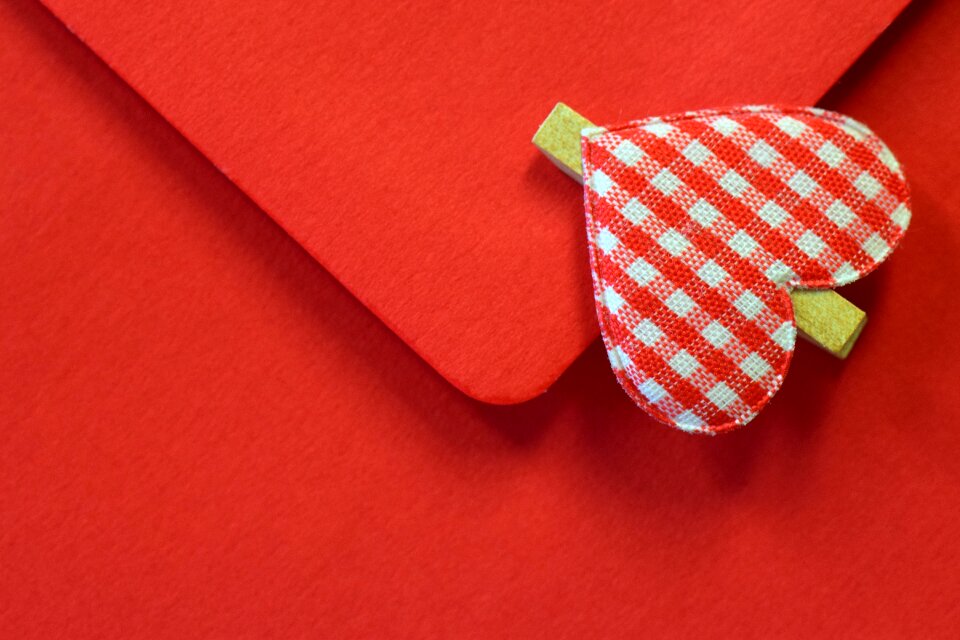Love heart clothes peg