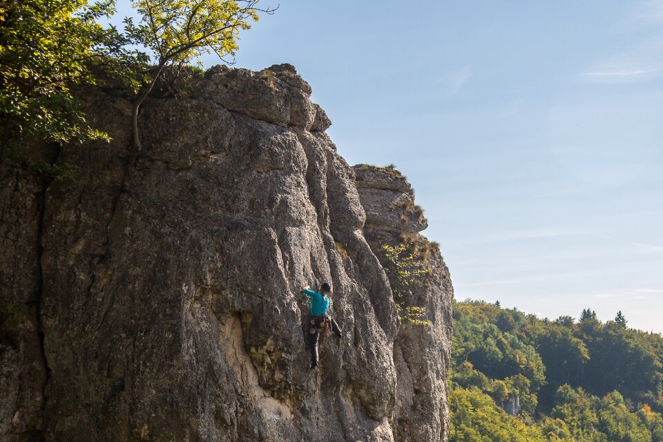 Abseil bergsport climbing rope