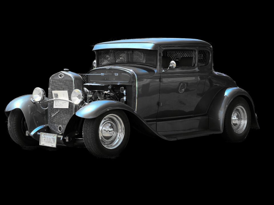 Chevy automobile black car