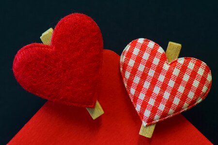Love heart clothes peg