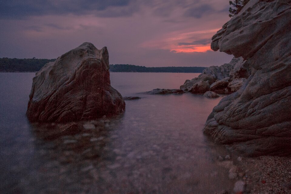 Sea coast abendstimmung