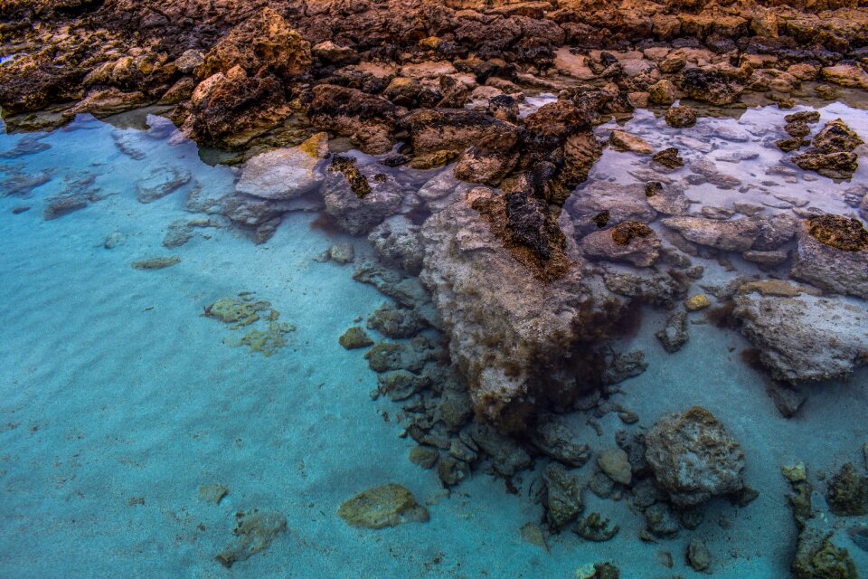 Nature sea rock