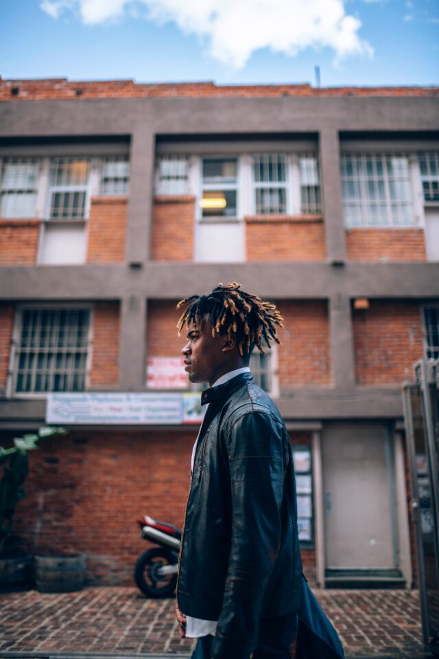 Hair african american walking