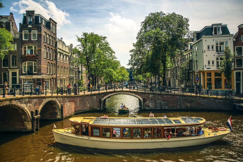 Canals waterways boat photo