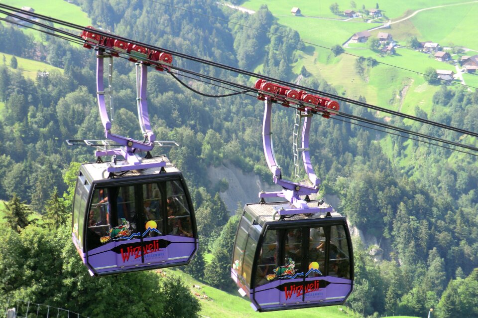 Cableway luftseilbahn switzerland