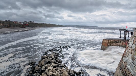 Tide waves bleak photo