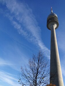 Munich architecture olympia tower photo