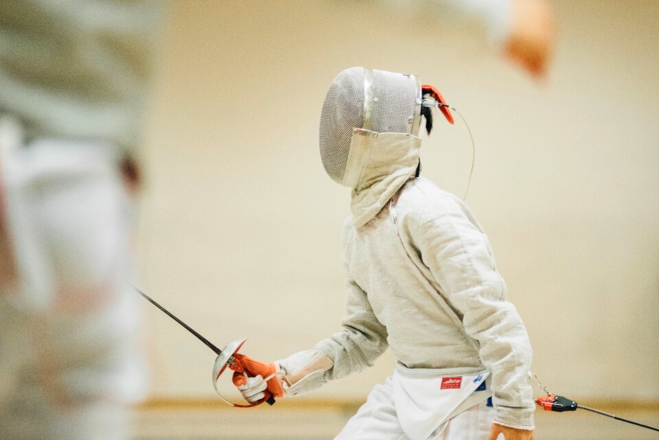 Sport fencing olympic