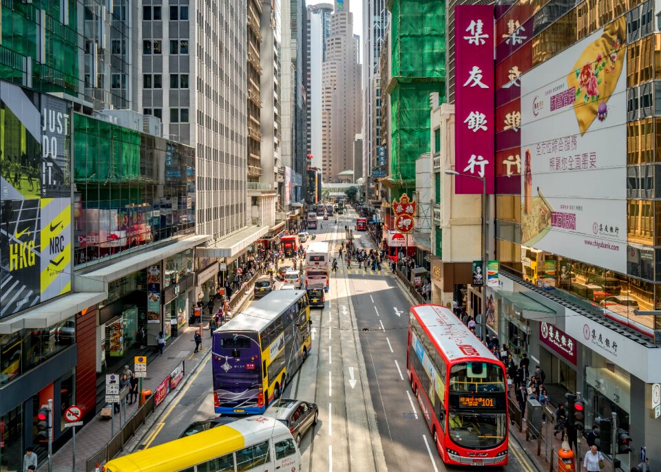 Traffic travel hong kong photo