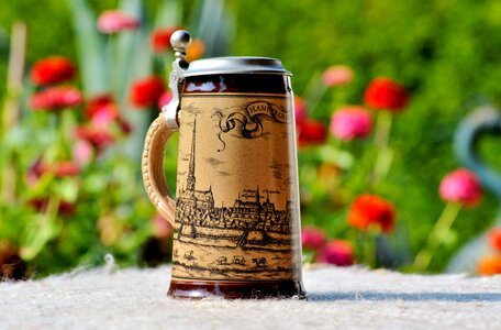 Beaker ceramic beer
