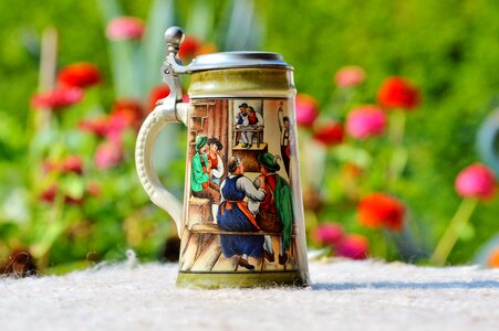 Beaker ceramic beer photo