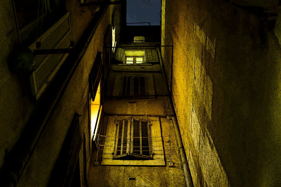 House urban evening