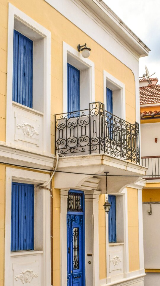 Village house balcony