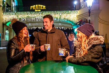 Punch christmas market austria photo