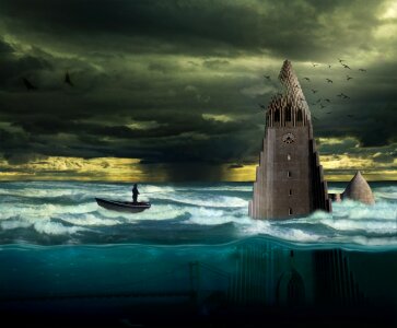 Lake coast fantasy
