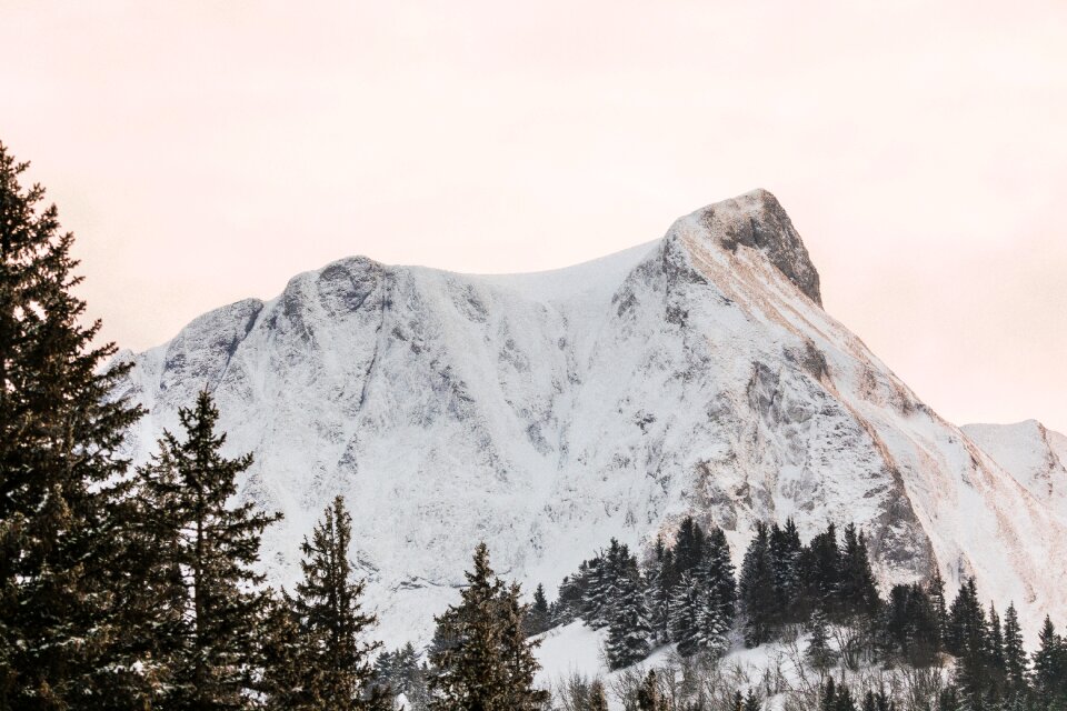 Winter snow-covered wintry
