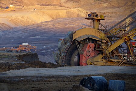 Coal strip-mine coal mining photo
