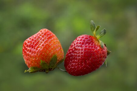Food fruits strawberries