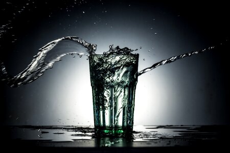 Liquid spill wet