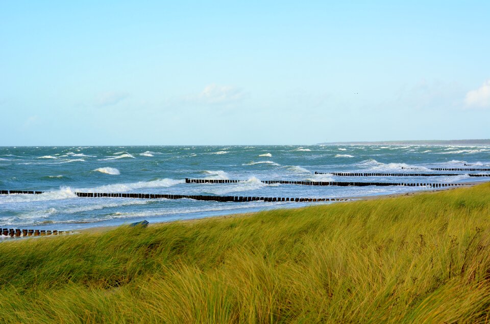 Sky waters coast