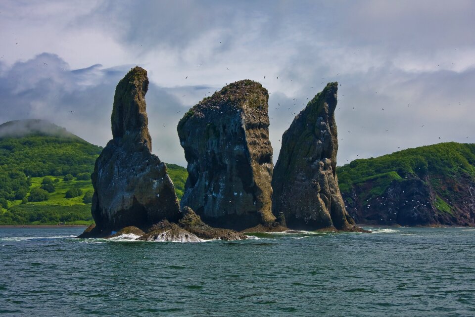 Landscape panoramic sea