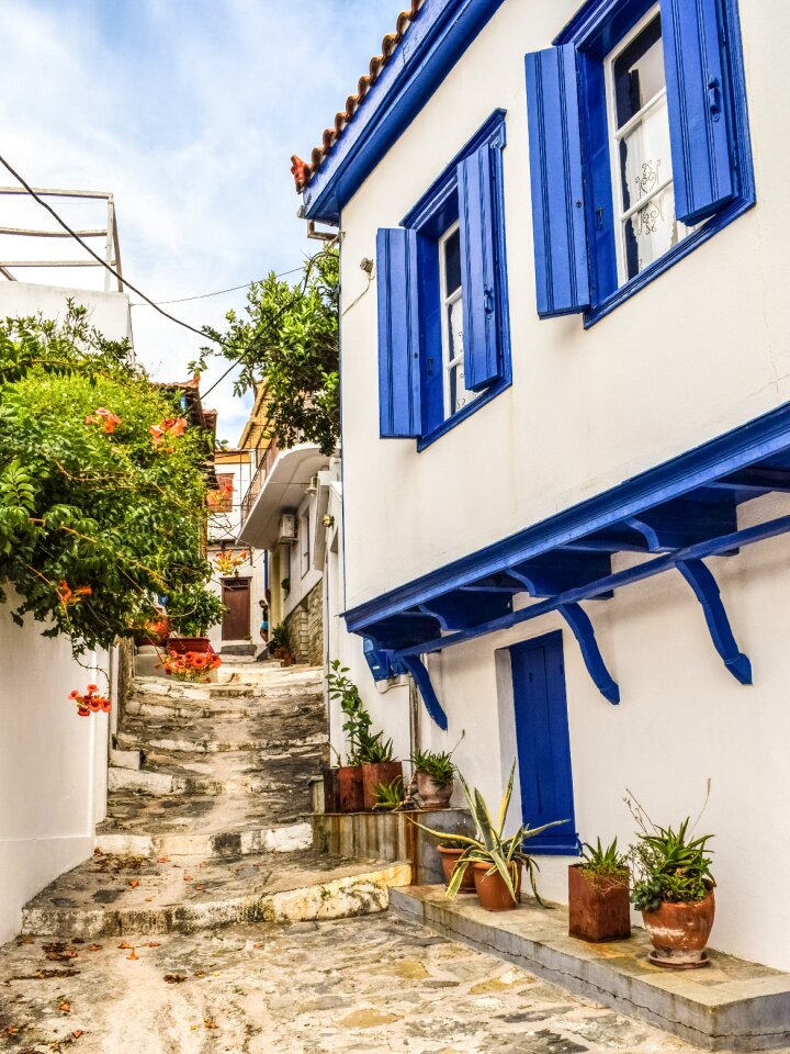 Village street alley