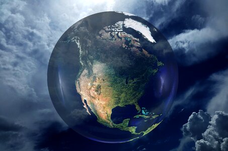 World power sky clouds