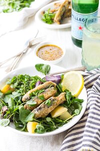 Leaves vegetables lemon