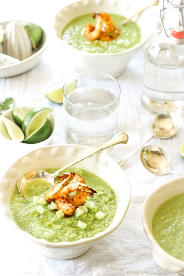 Green spoon shrimp